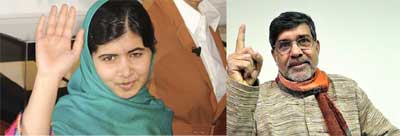 <b>Malala e Kailash vencedores do Nobel/2014</b>