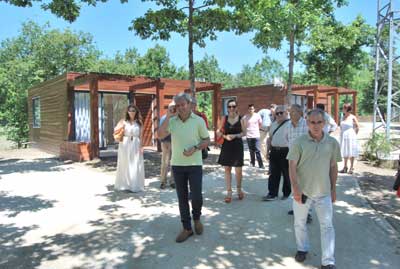 Inaugurados 4 bungalows no Parque de Campismo