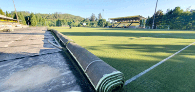 Substituição da relva artificial do Estádio Municipal de Vieira do Minho