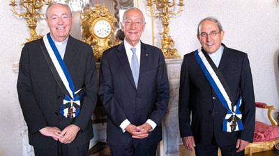 D. António Marto e D. Jorge Ortiga condecorados pelo Presidente da República
