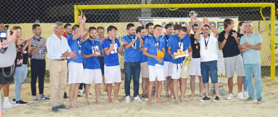 Serralharia Coelho vence torneio futebol de praia