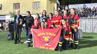 Reino da Beleza e Bombeiras de Vieira vencem torneios Futebol 7 em Guilhofrei 