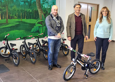 Agrupamento de Escolas Vieira de Araújo recebe 20 bicicletas