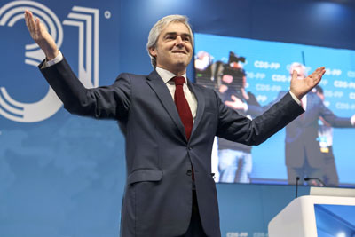 Nuno Melo reeleito presidente do CDS-PP no 31º Congresso 
