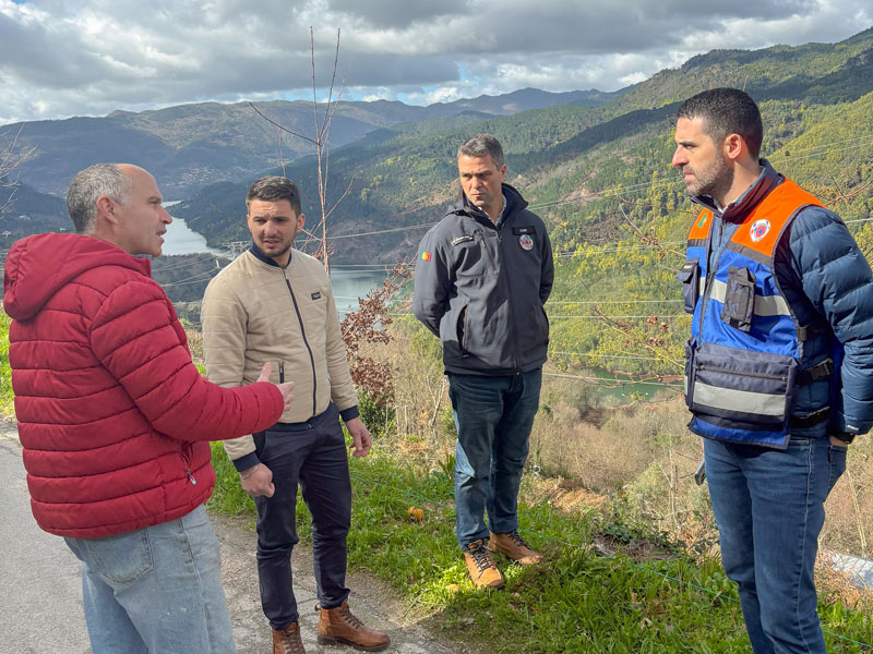 Proteção Civil visita locais afetados pelo “mau tempo” 