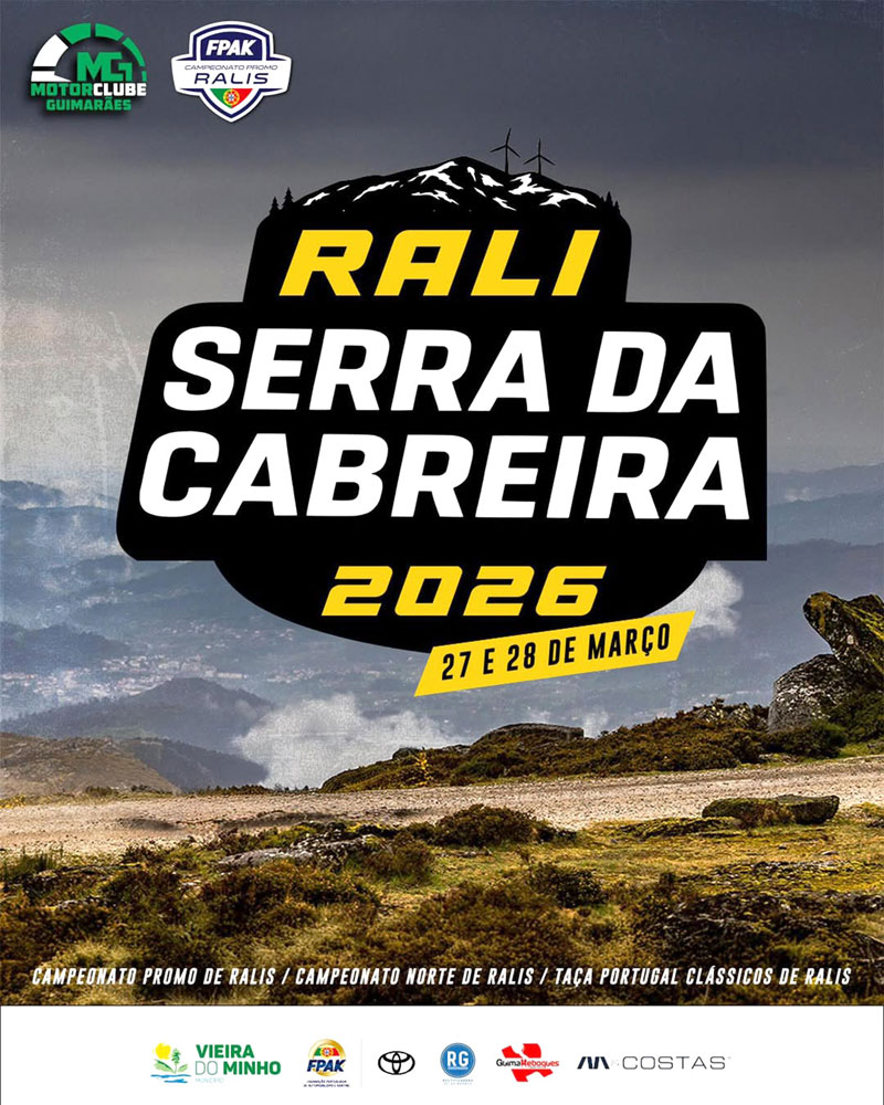 Rali Serra da Cabreira com 83 kms 