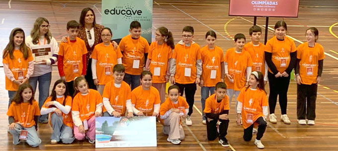 Escola Básica Domingos de Abreu no 2.º lugar nas Olimpíadas
