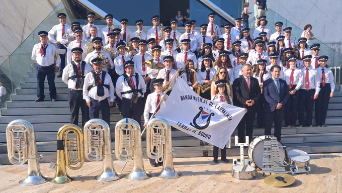 Banda Musical de Carvalheira “dá concerto” na Casa da Música 