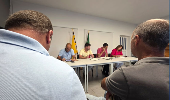 Município reúne com presidentes de Junta