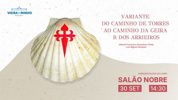 Apresentação de livro sobre os antigos Caminhos de Santiago